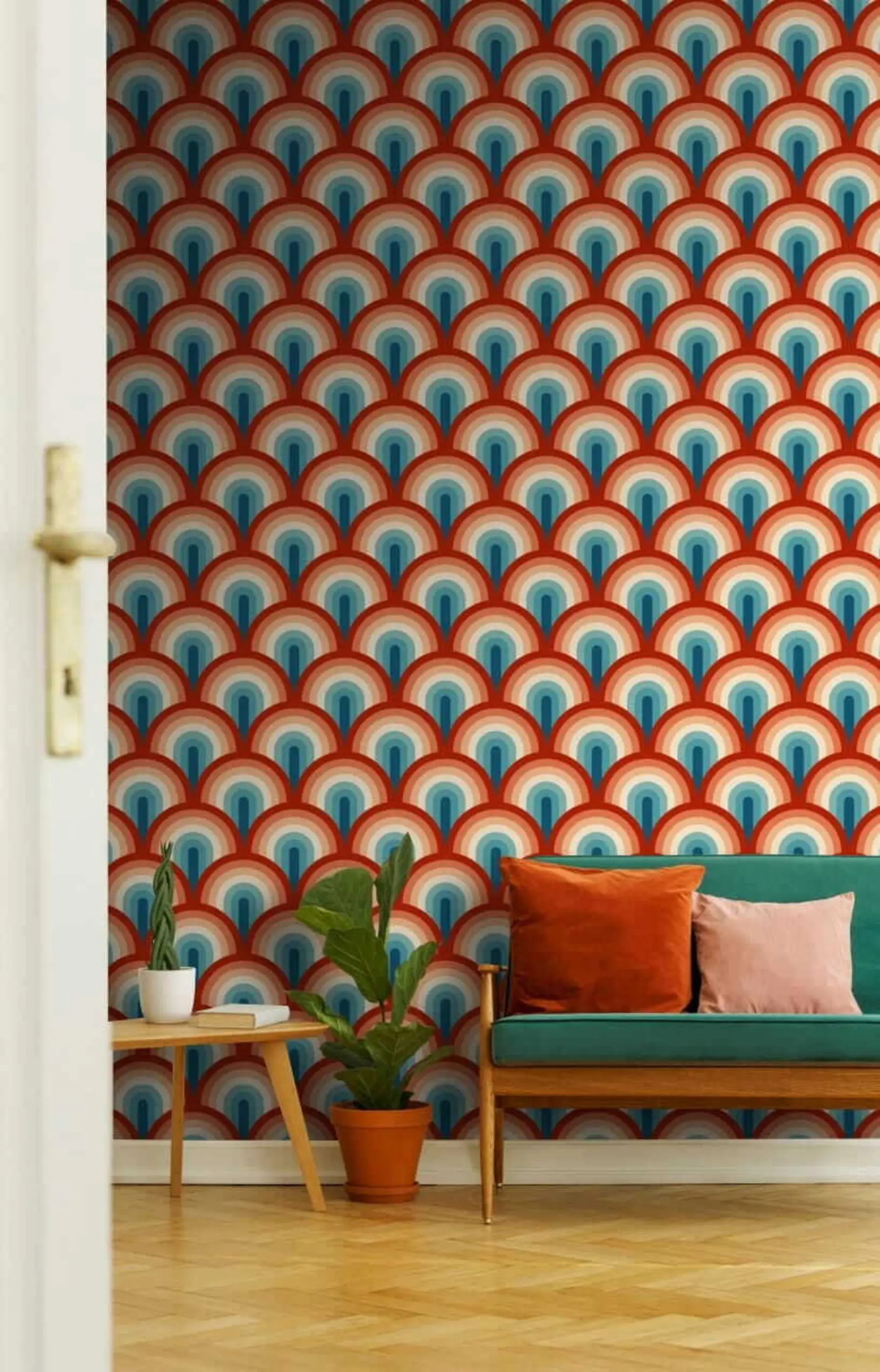wall murals РЕТРО ЉЕТО РАИНБОВ АРЦХ u51624