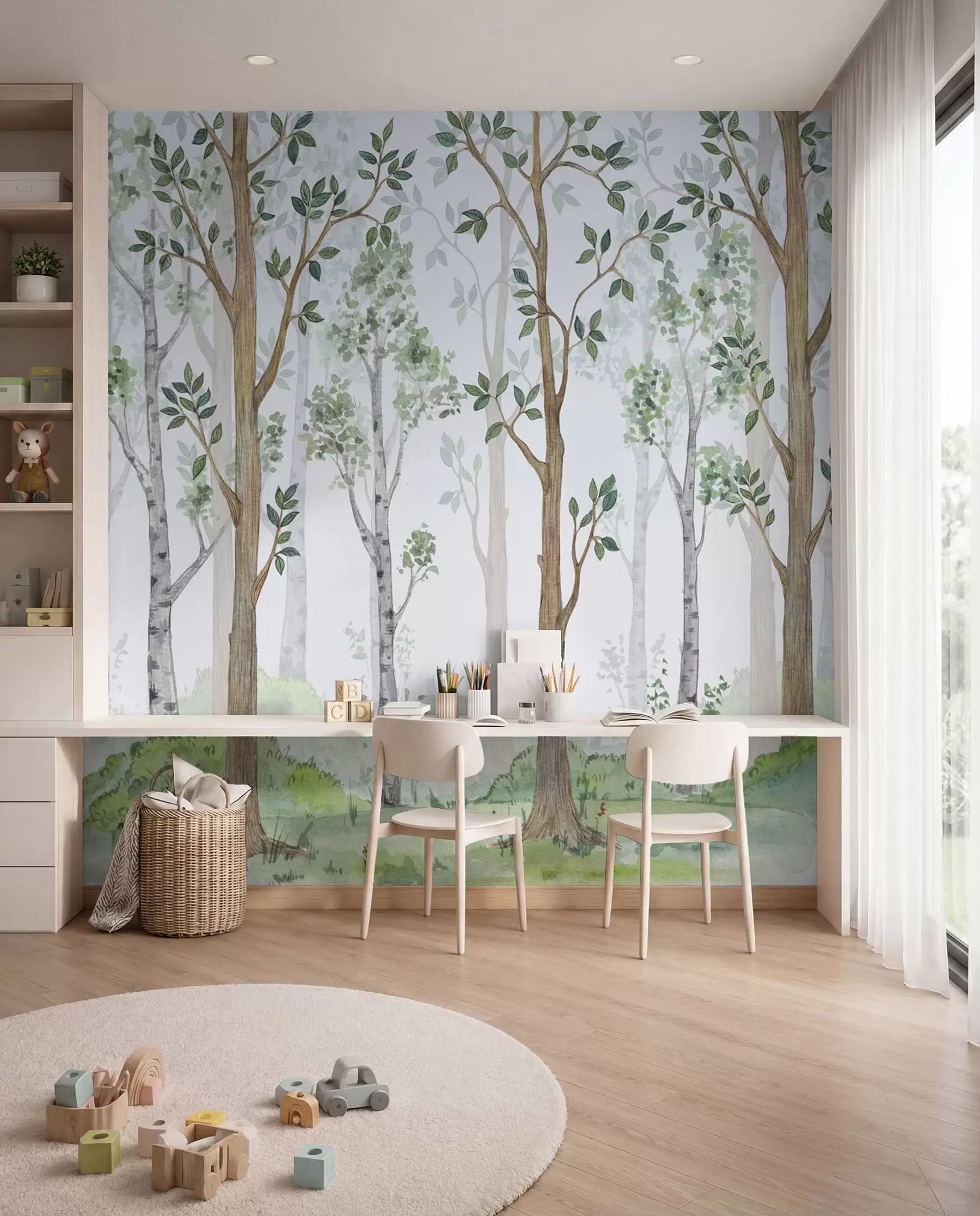 wall murals Mala šumska čuda u51424