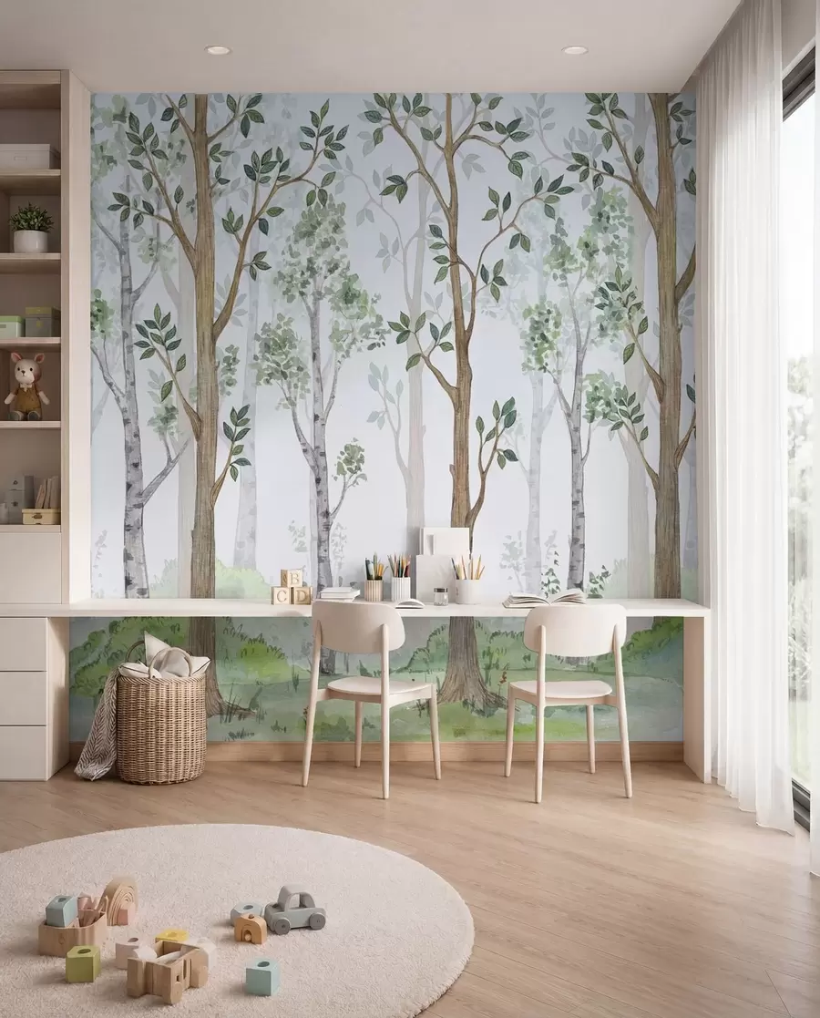wall murals Mala šumska čuda u51424