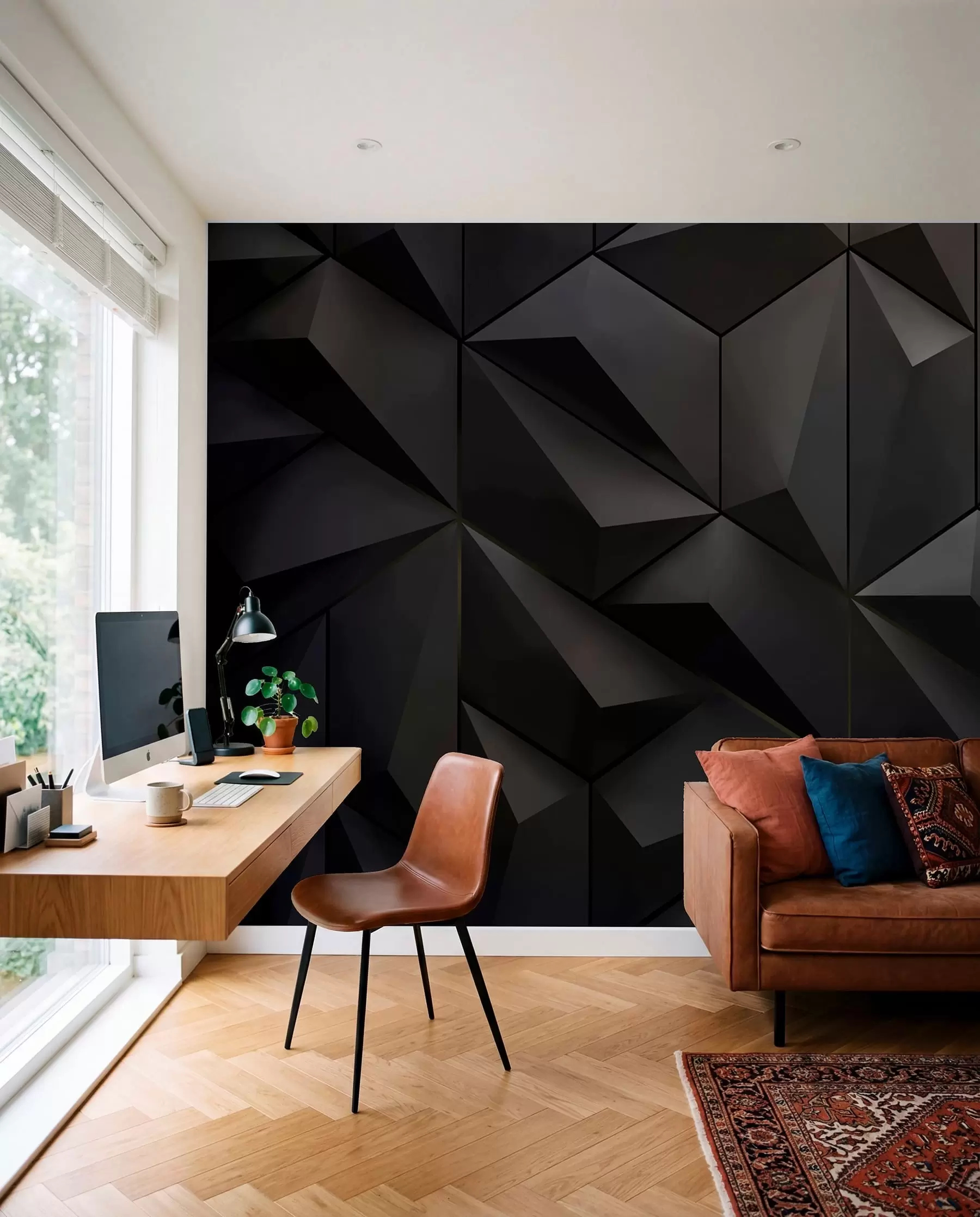wall murals Троугласти панели u79936