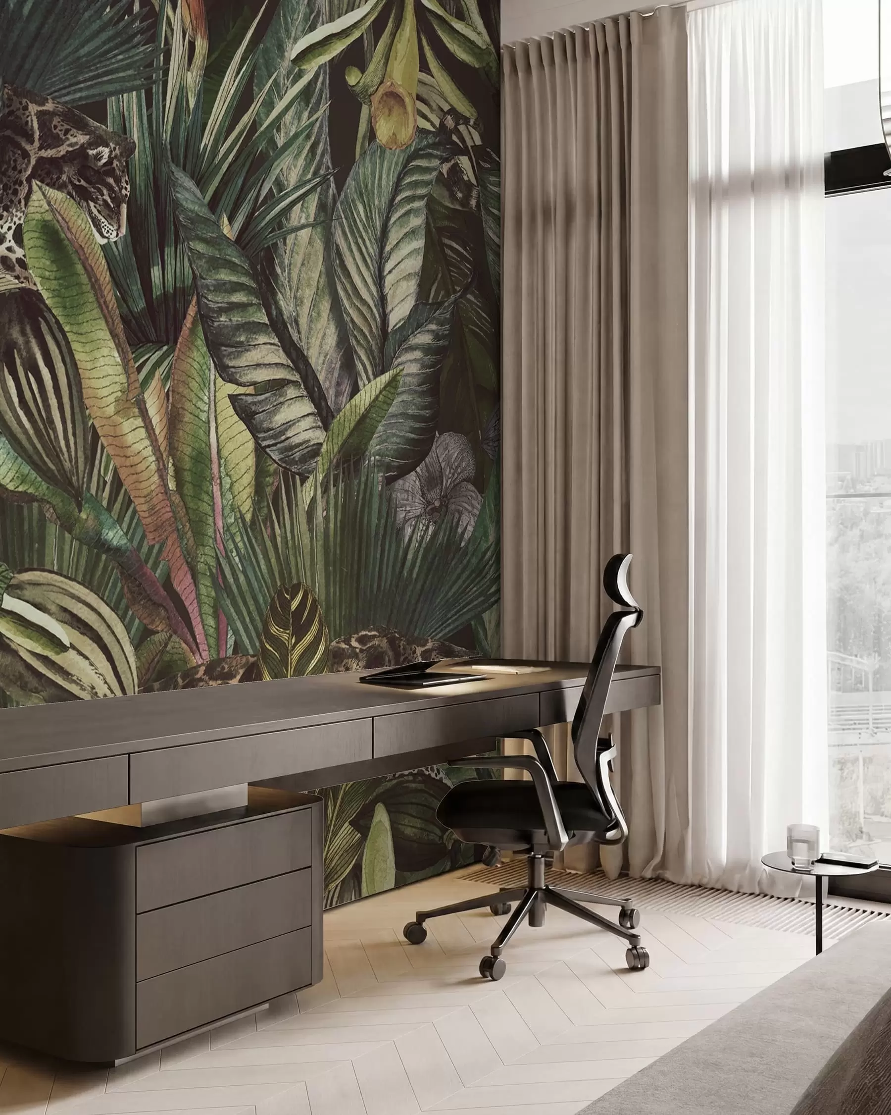 wall murals Тајанствена џунгла u51884