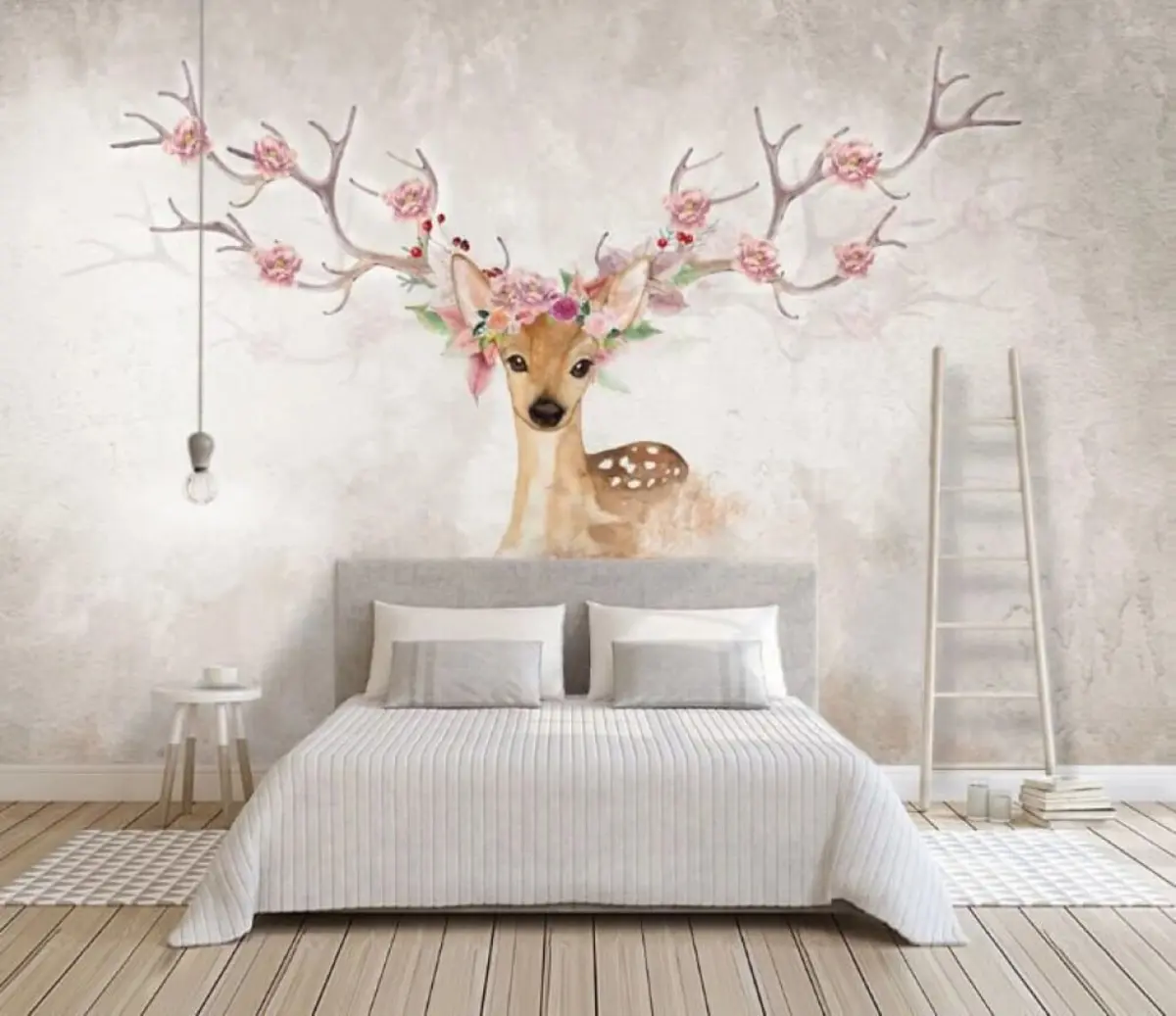wall murals Биљка, грана и боја u04671