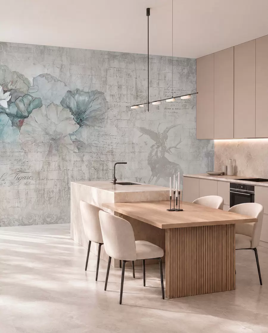 wall murals Цвет, уметност и латица u04724