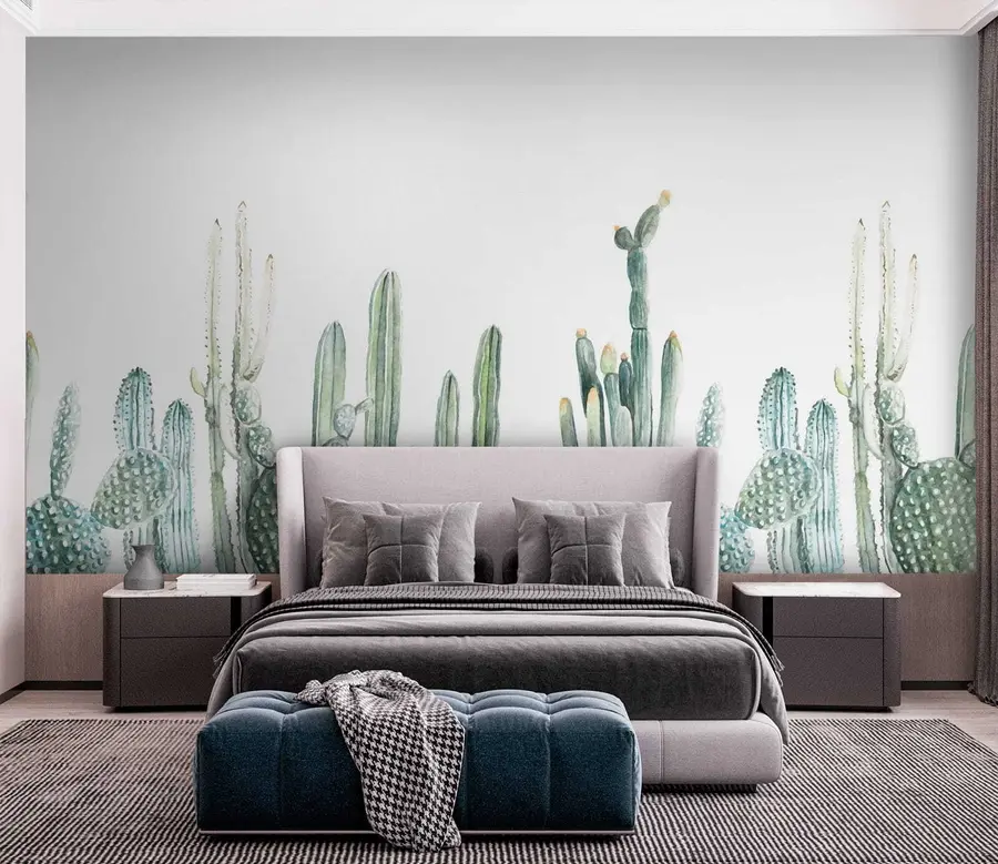 wall murals Акварел Цацти u07240