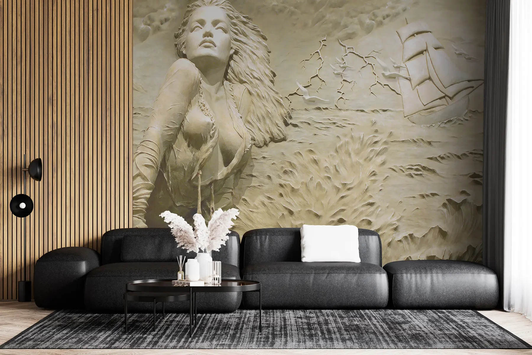wall murals Сирена на стијени u08057