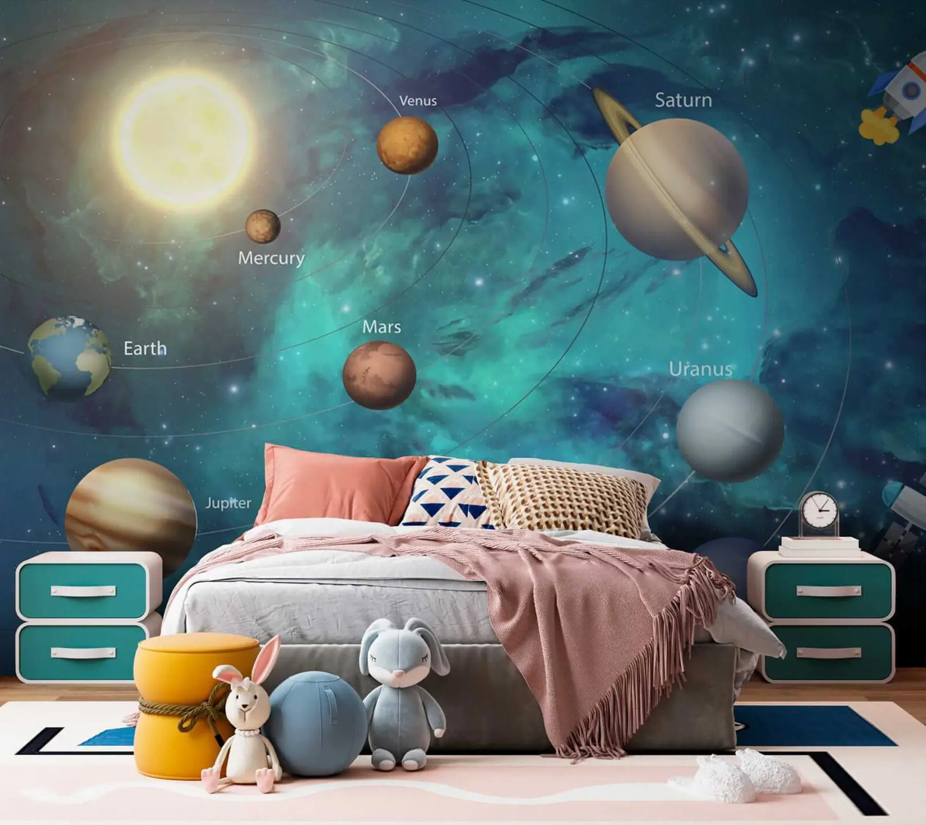 wall murals Атмосфера, свет и организам u09074