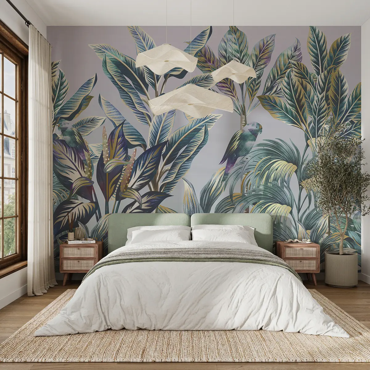 wall murals Зелени тропи u09335