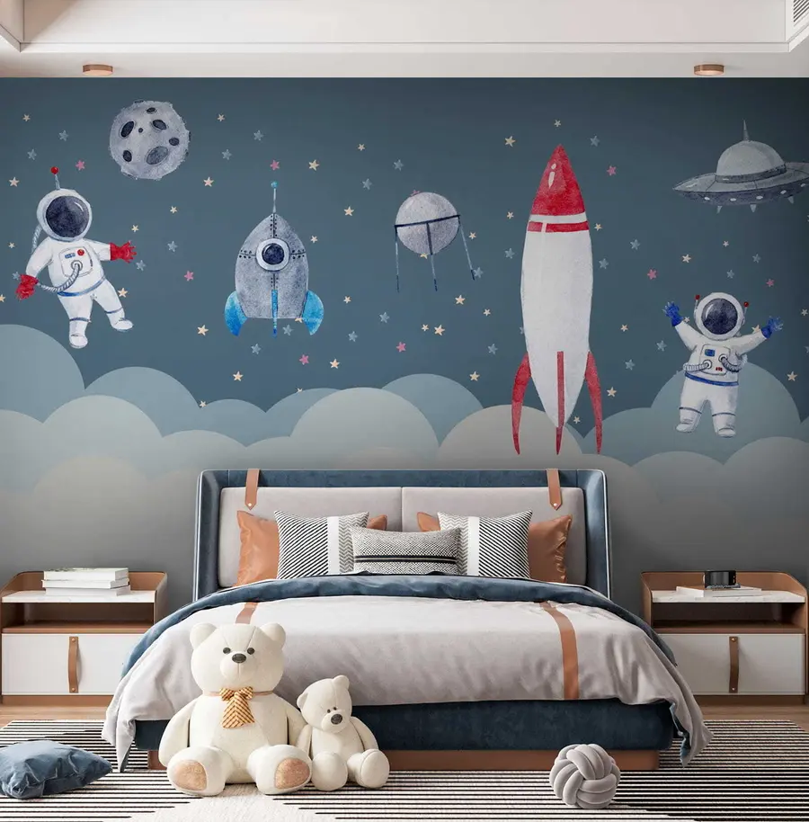wall murals Космонаути у вртићу u09813
