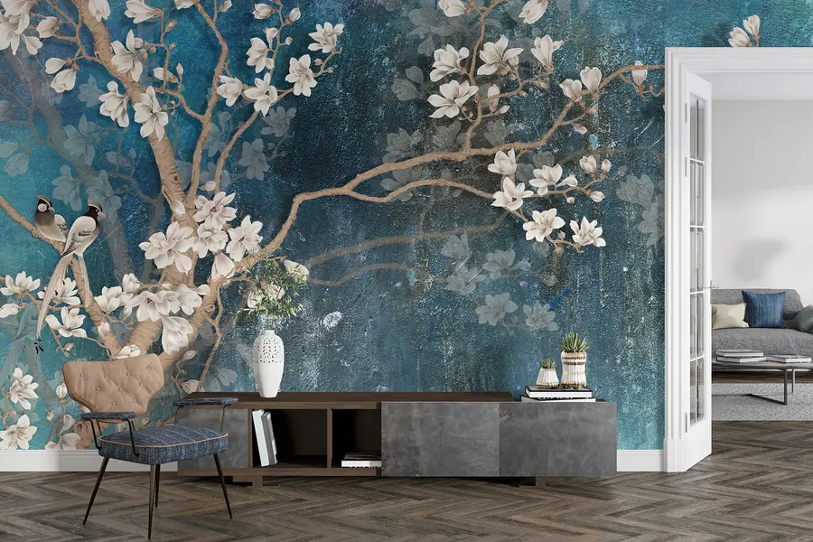 wall murals Цвет, вода и подружница u12150