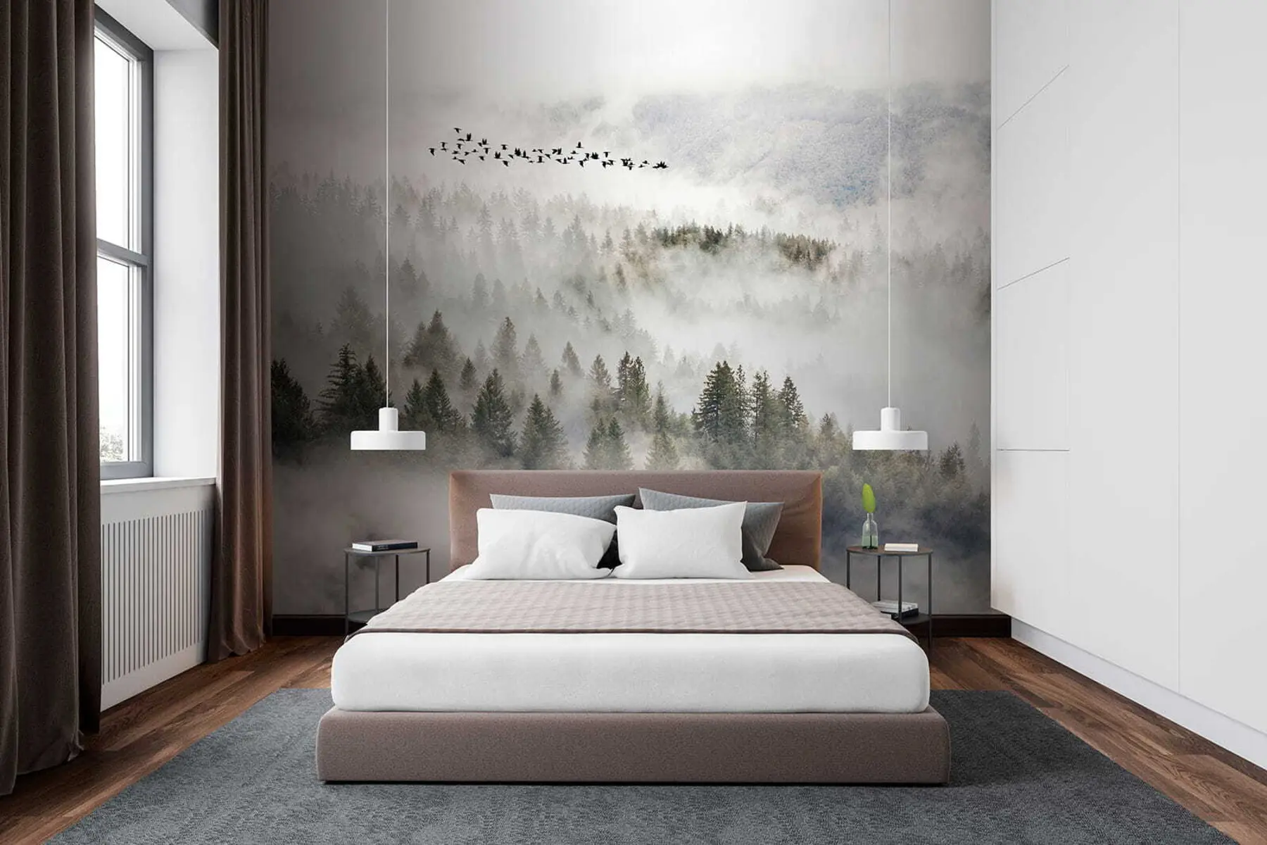 wall murals Облак, небо и планина u13823