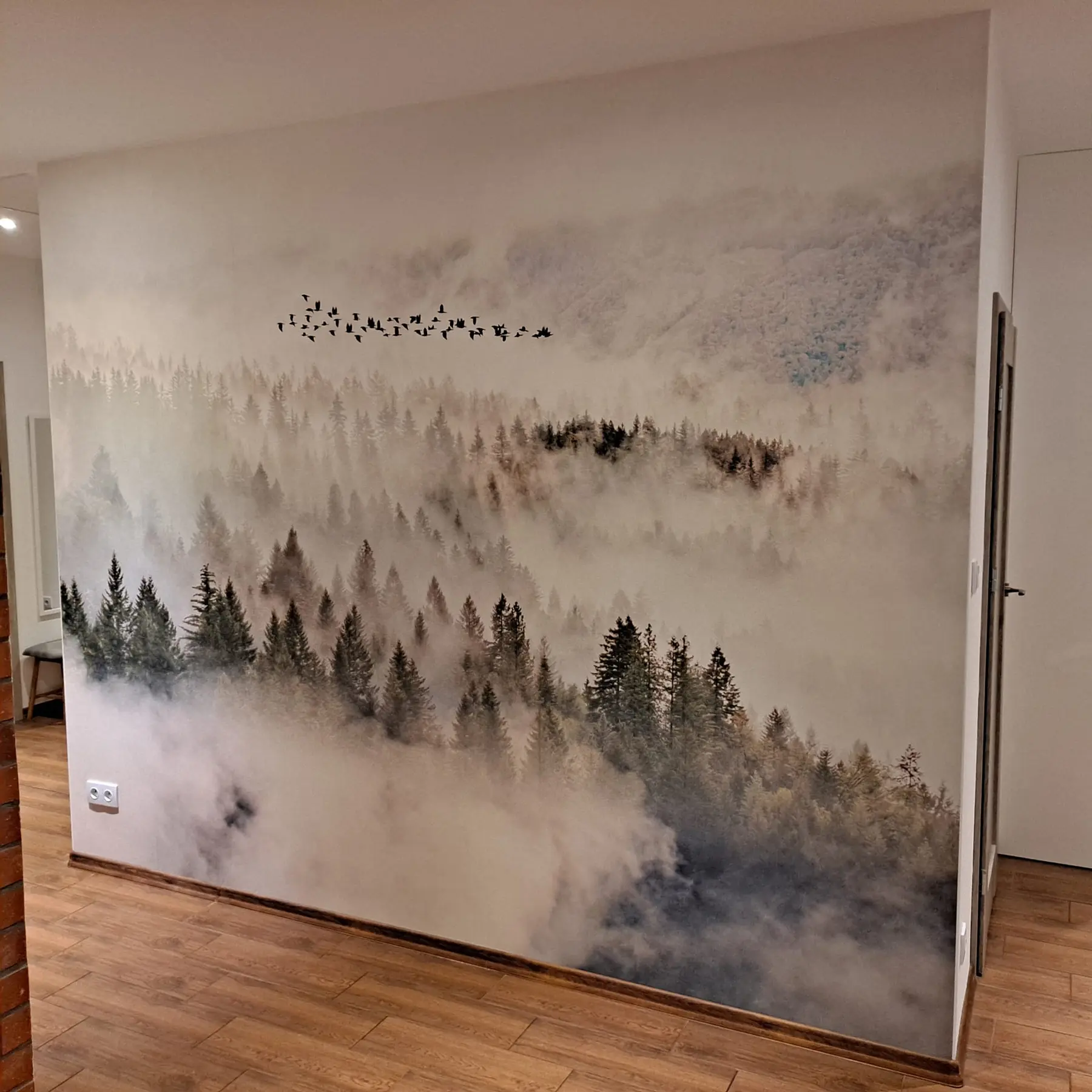 wall murals Облак, небо и планина u13823