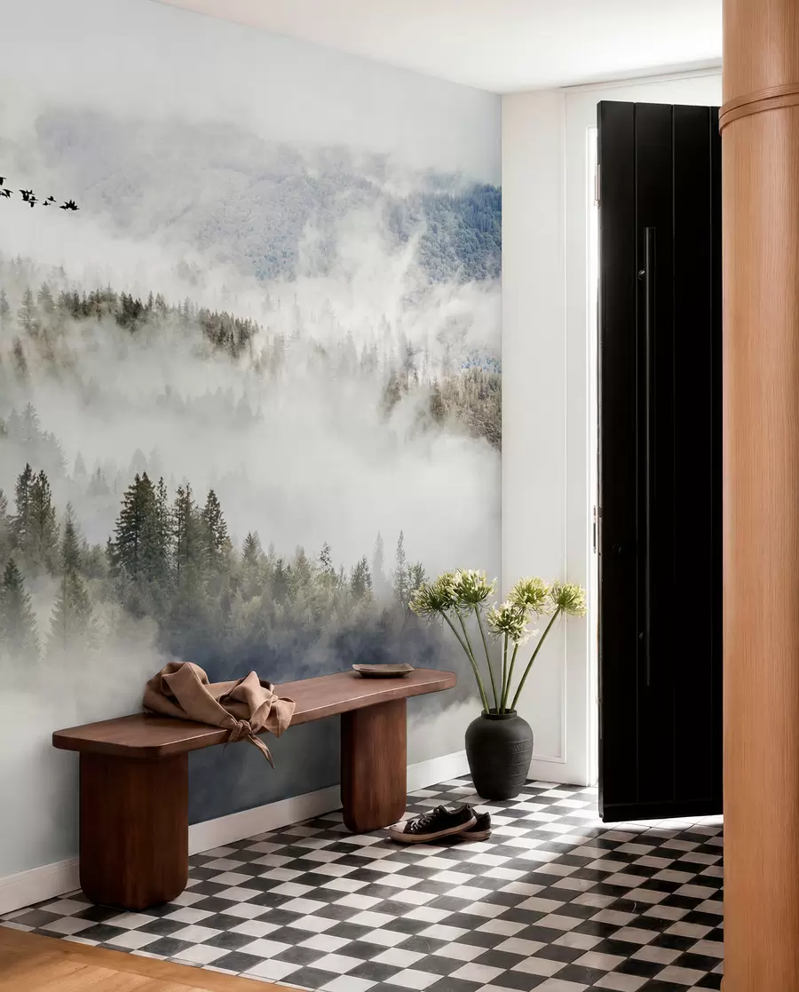 wall murals Облак, небо и планина u13823