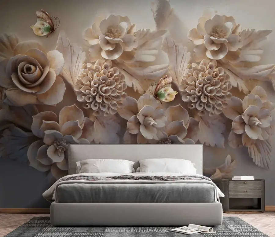 wall murals Цвеће 3Д u16644