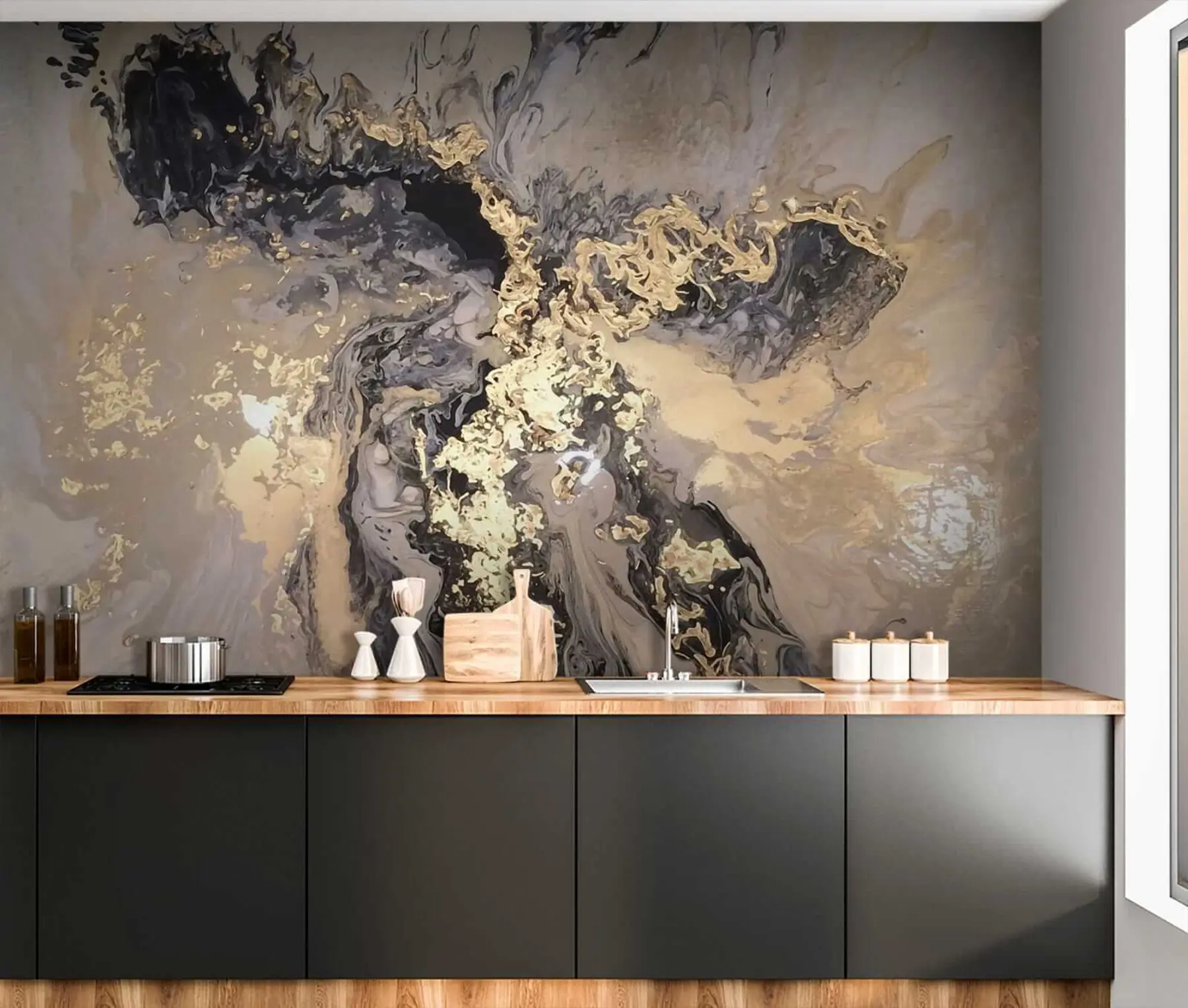 wall murals Апстрактна уметност, течност, течност u16941