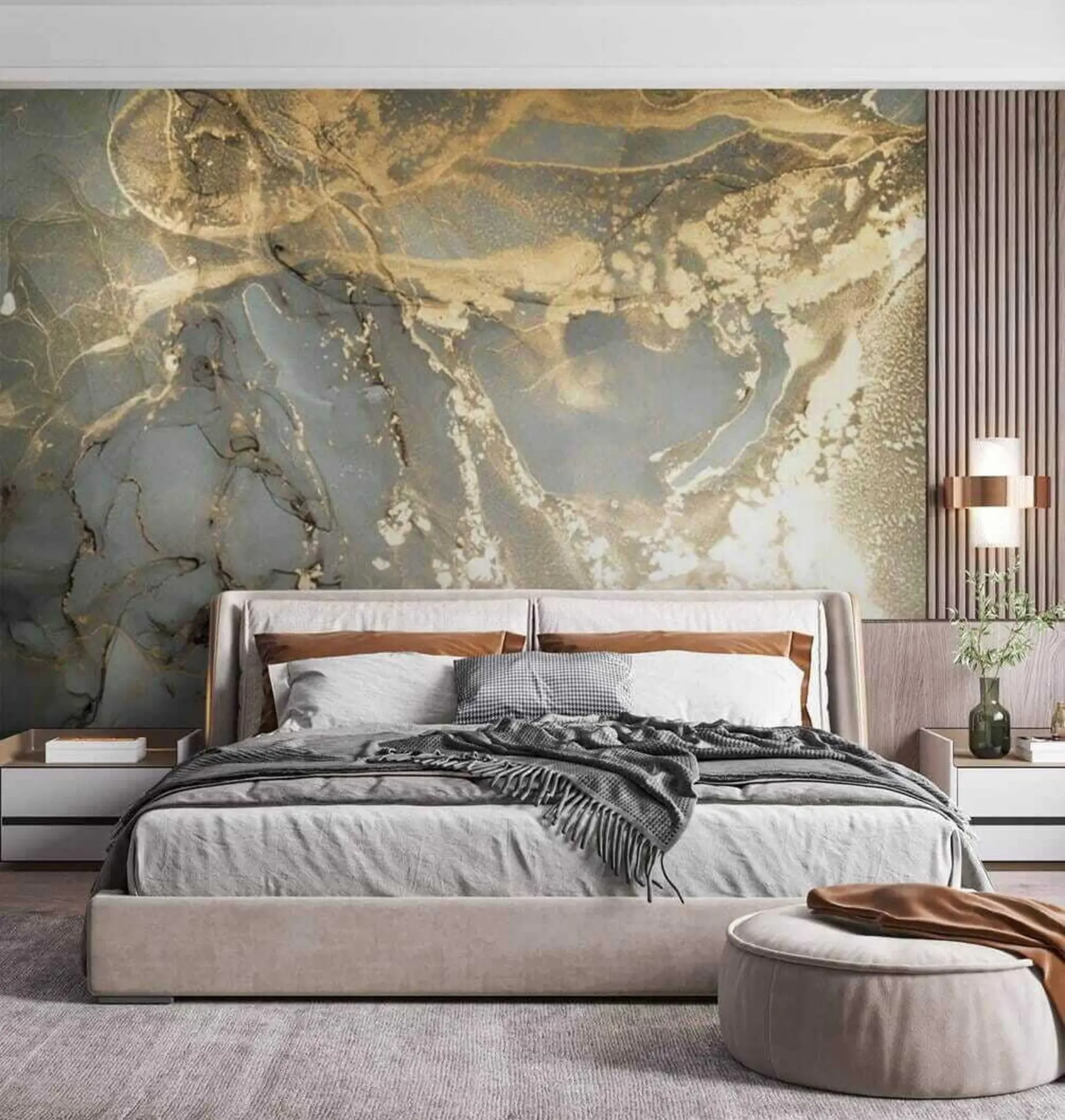 wall murals Сиви и жути мермер u17492
