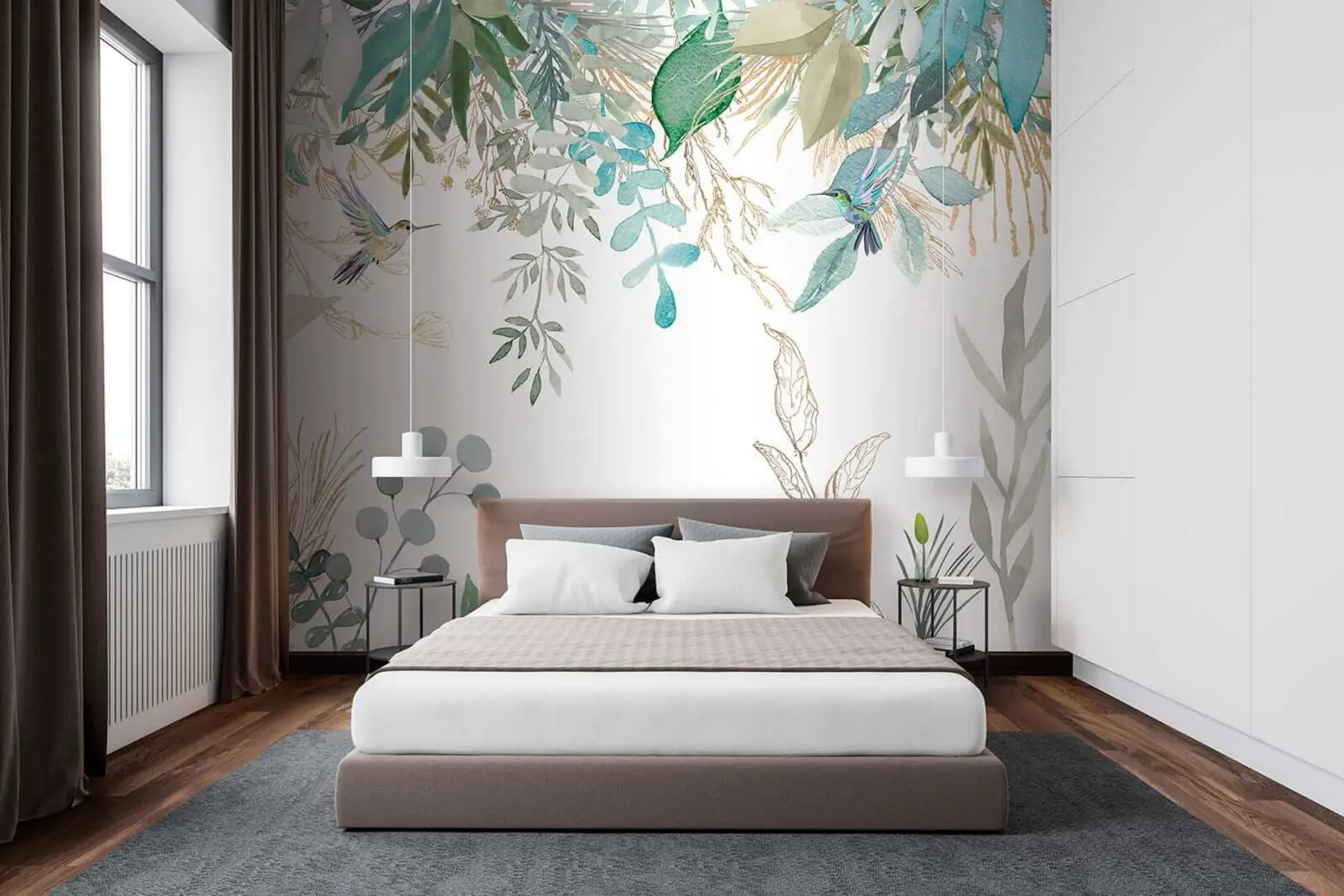 wall murals Ботаника, лист и зелена u17579