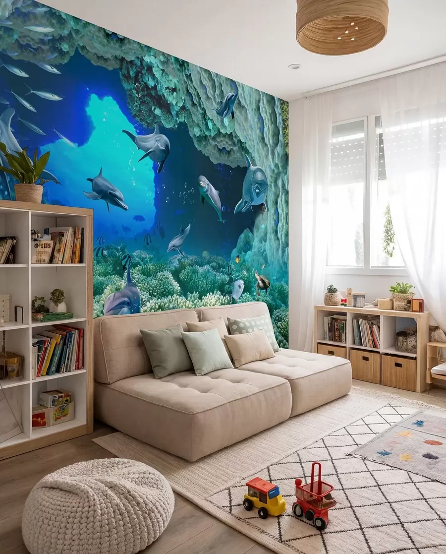 wall murals Koralna pećina u19233