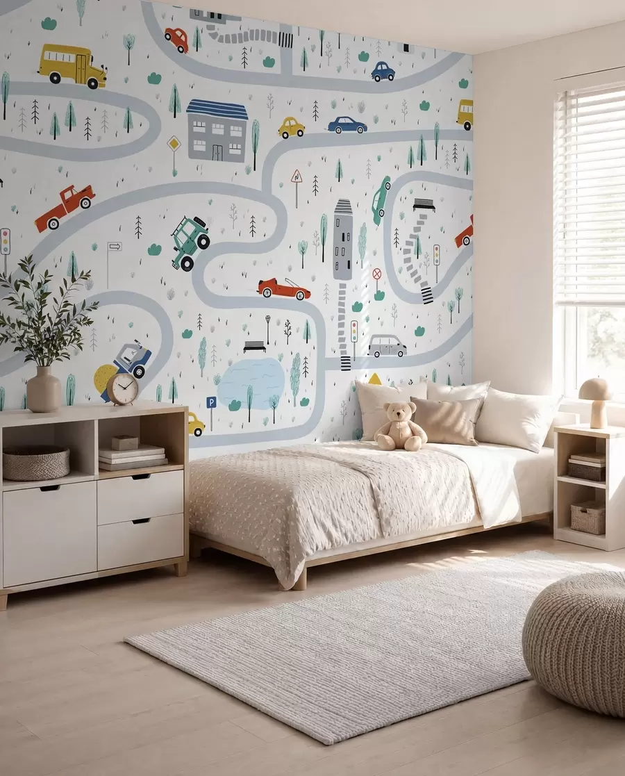 wall murals Mali putevi kroz grad u19938