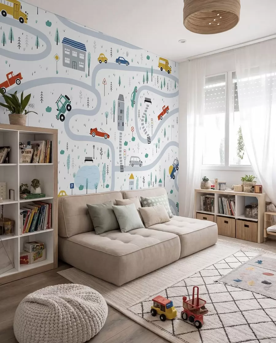 wall murals Mali putevi kroz grad u19938