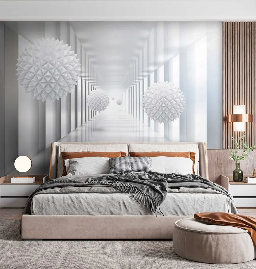 wall murals Куглице у тунелу u24571