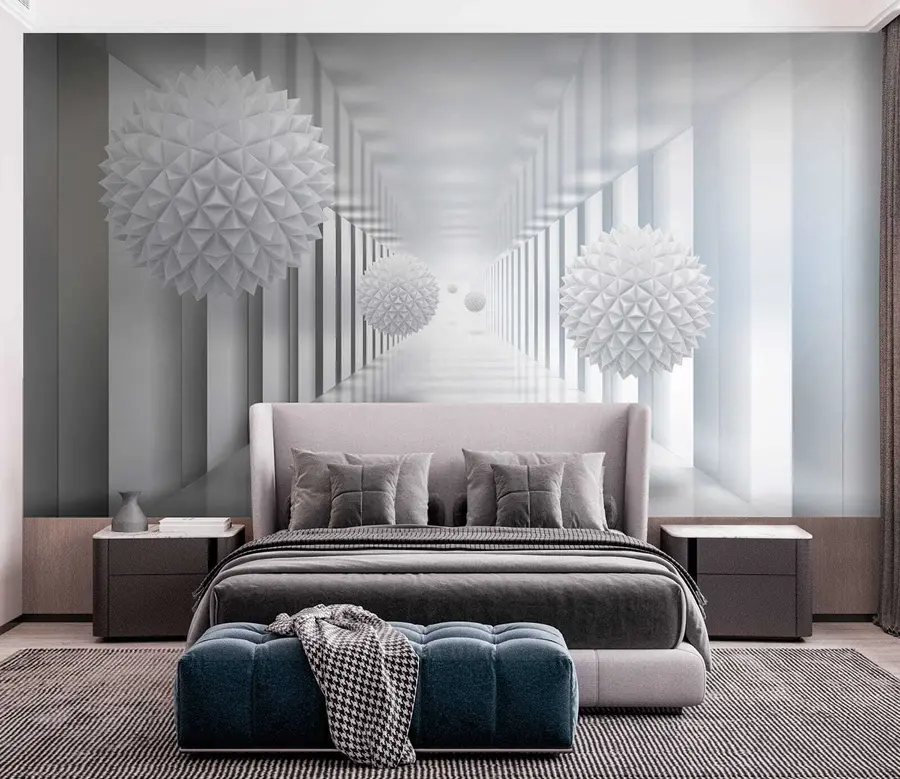 wall murals Куглице у тунелу u24571