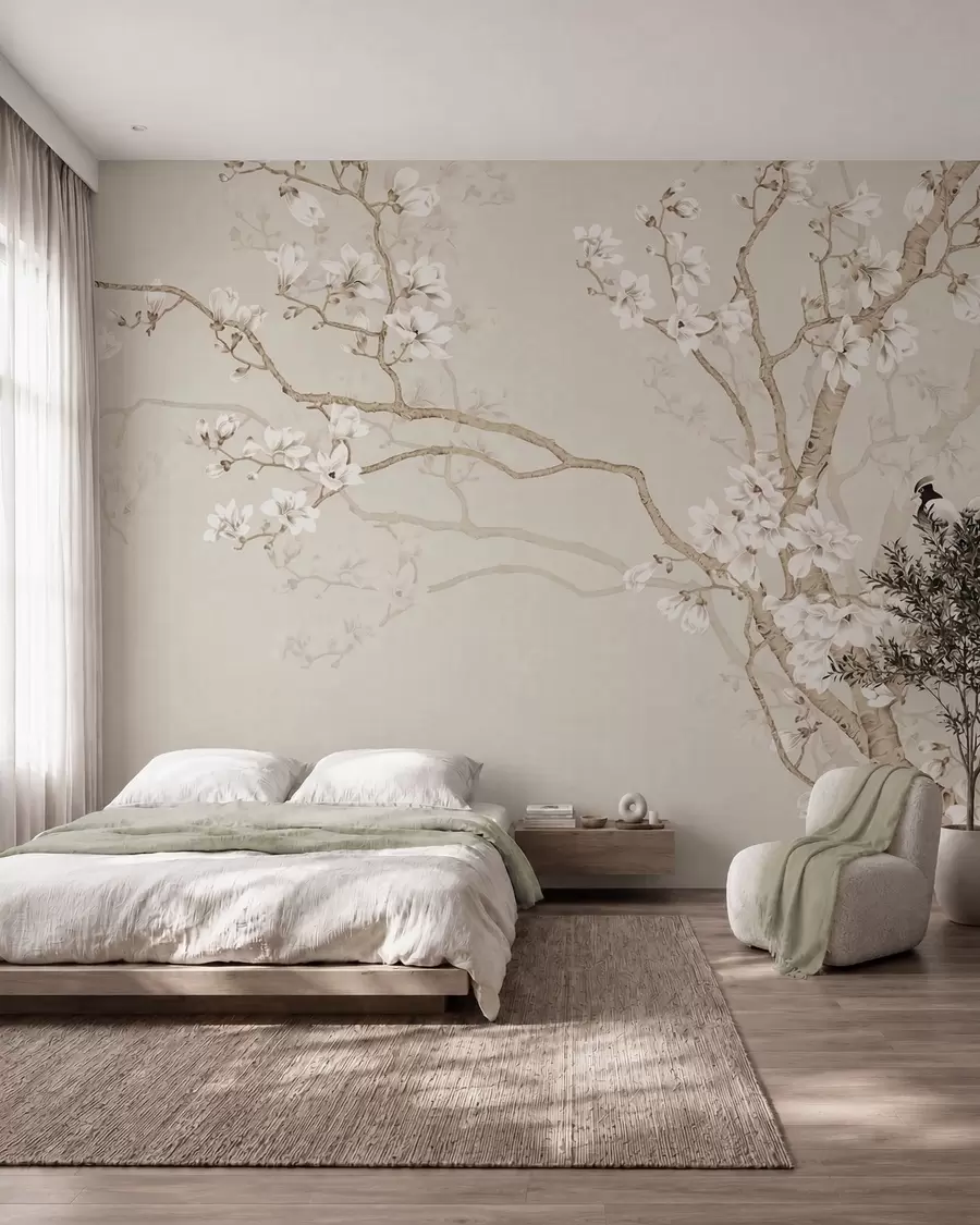 wall murals Ptice među cvjetovima u25842