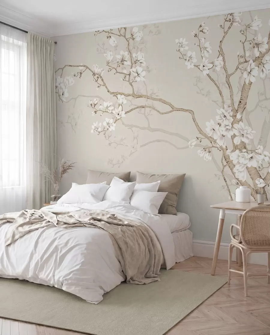 wall murals Ptice među cvjetovima u25842