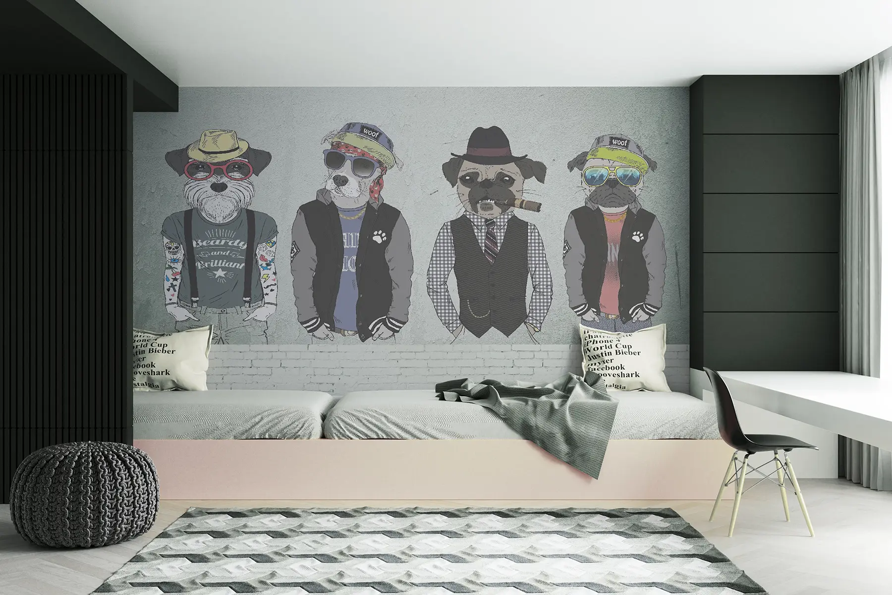 wall murals Шешир, рукав и Федора u28592