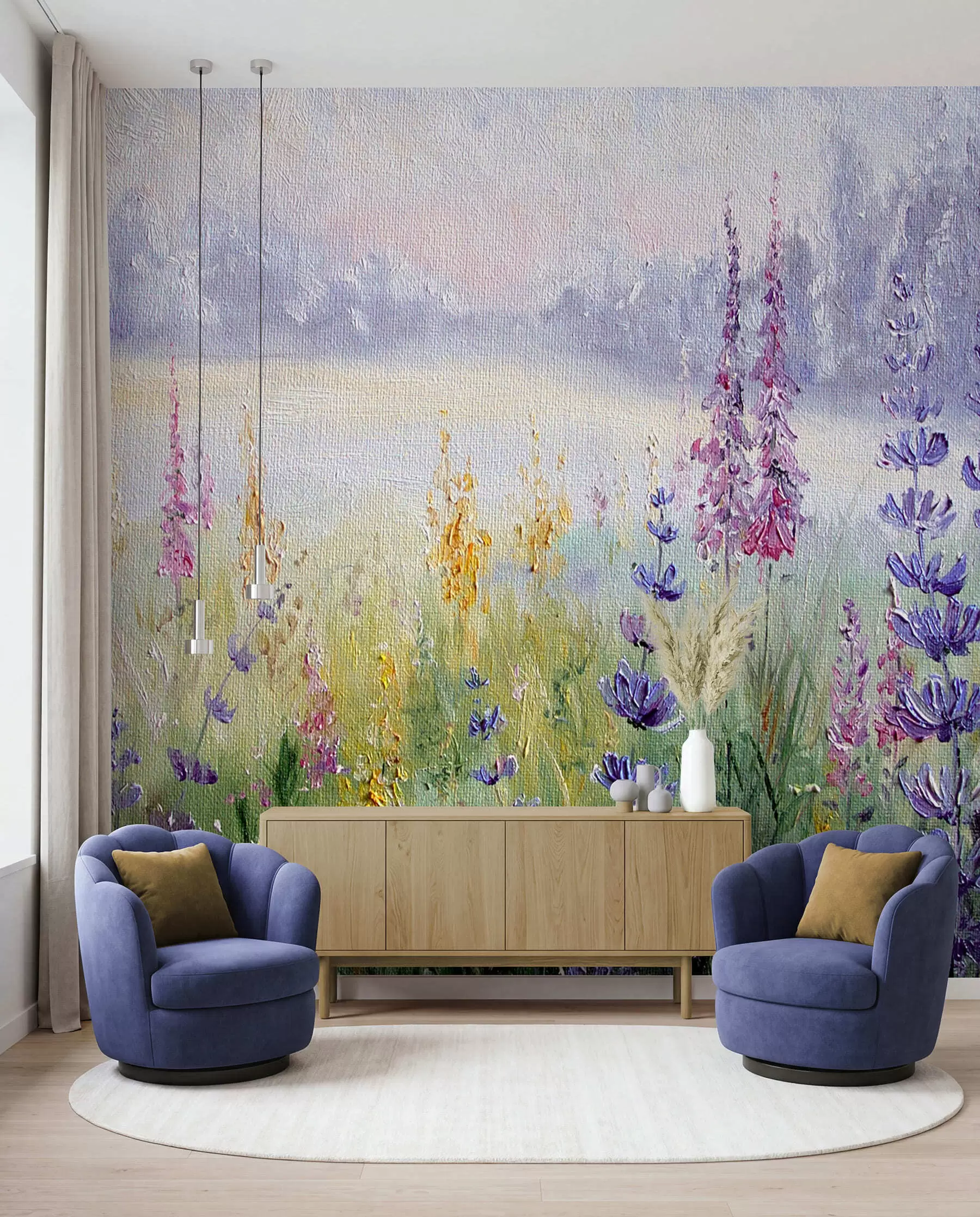 wall murals Livada u slikarskim bojama u30067
