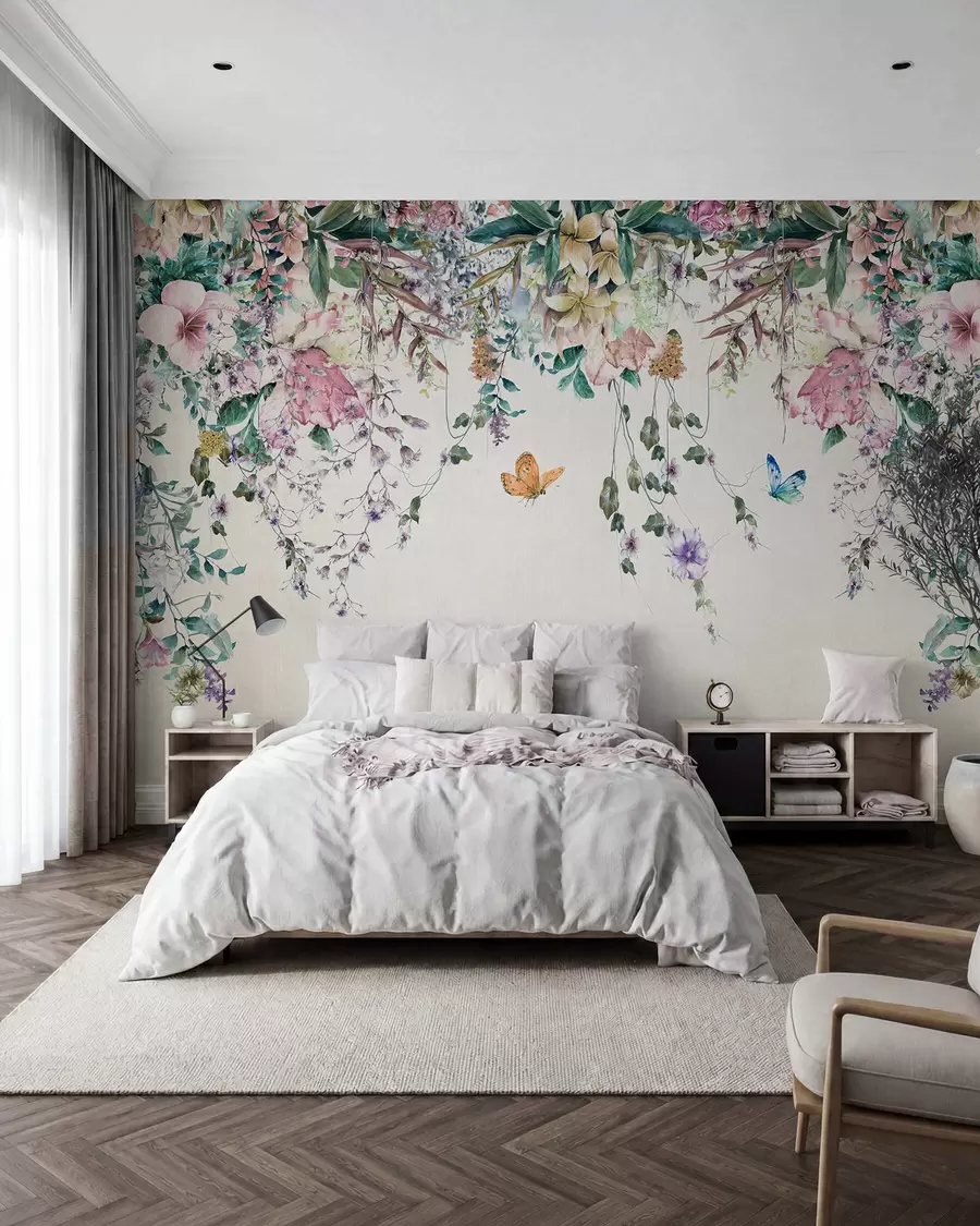 wall murals Girlanda leptira u30601