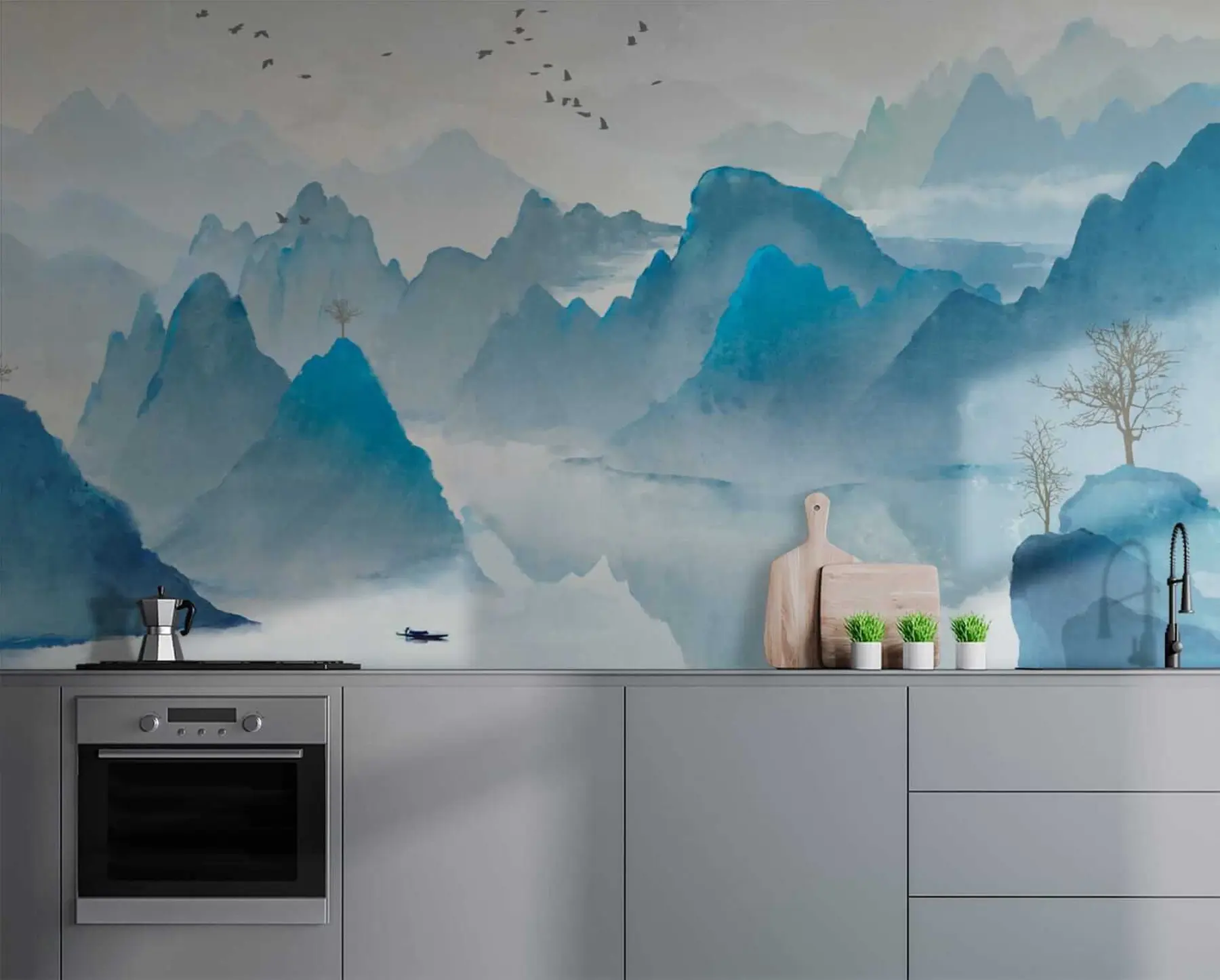 wall murals Плаве планине u32523