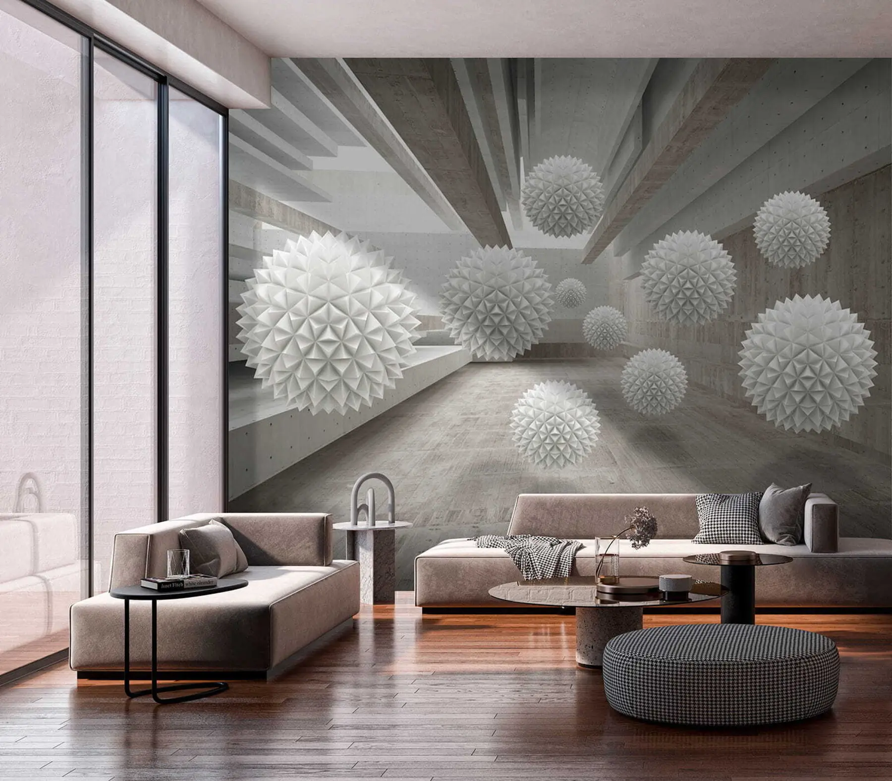 wall murals Сфере лебде у ваздуху u34969