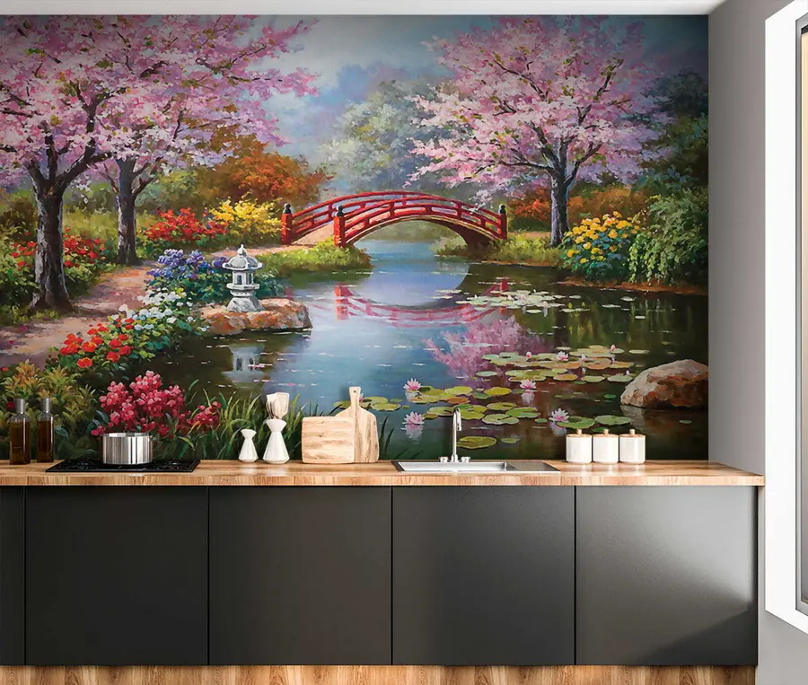 wall murals Јапански врт u35418