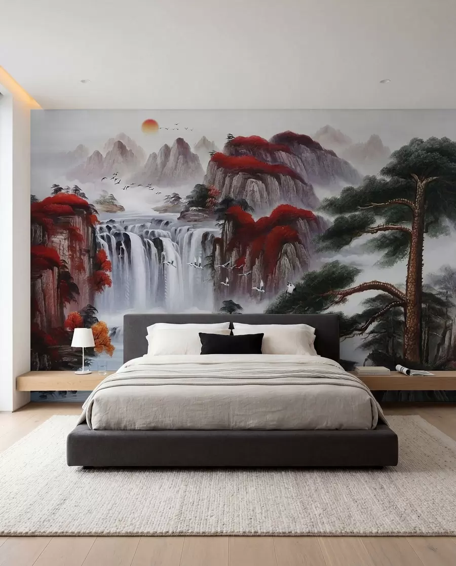 wall murals Водопад јапанских стила u36222