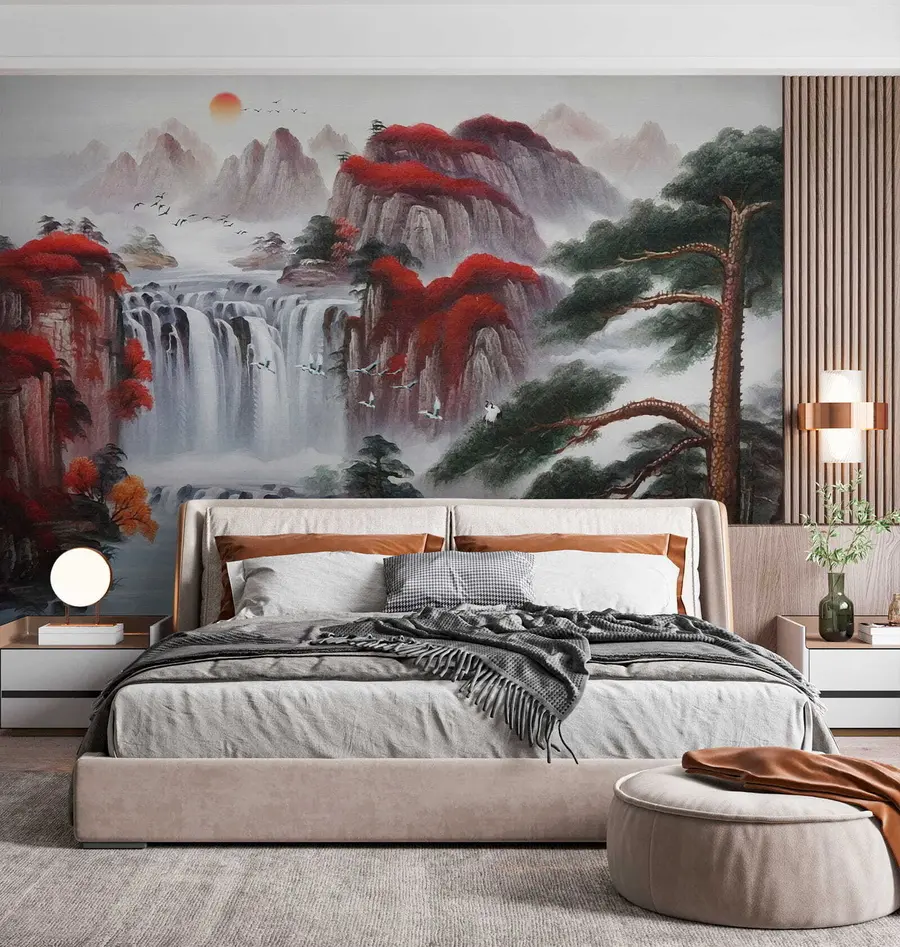 wall murals Водопад јапанских стила u36222