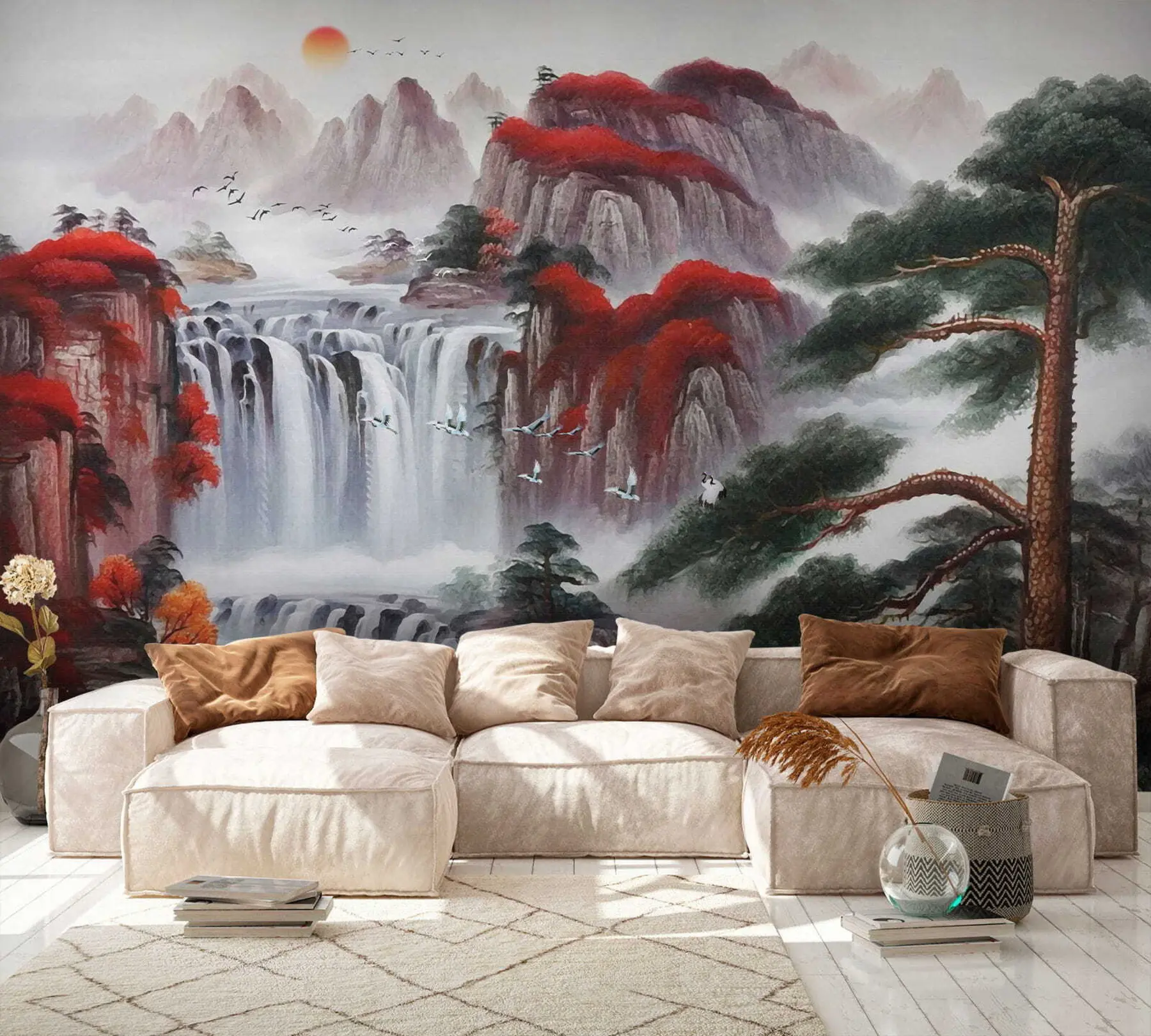 wall murals Водопад јапанских стила u36222