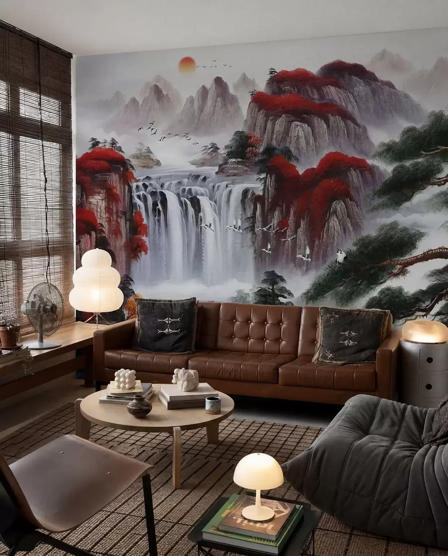 wall murals Водопад јапанских стила u36222