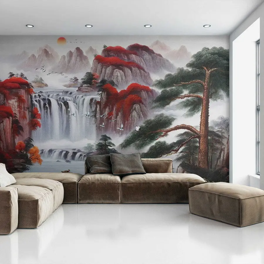 wall murals Водопад јапанских стила u36222