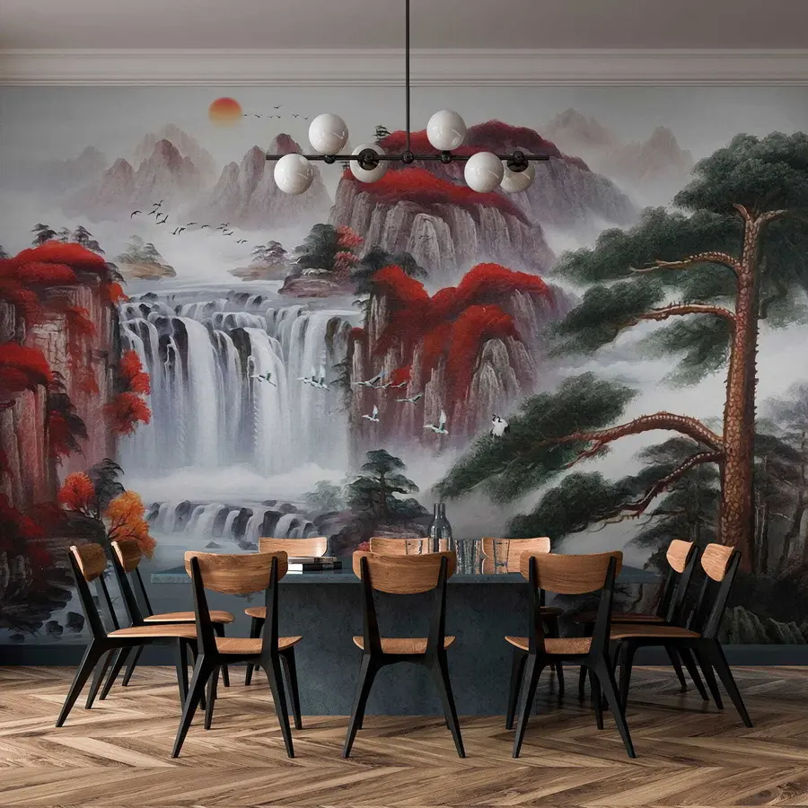 wall murals Водопад јапанских стила u36222