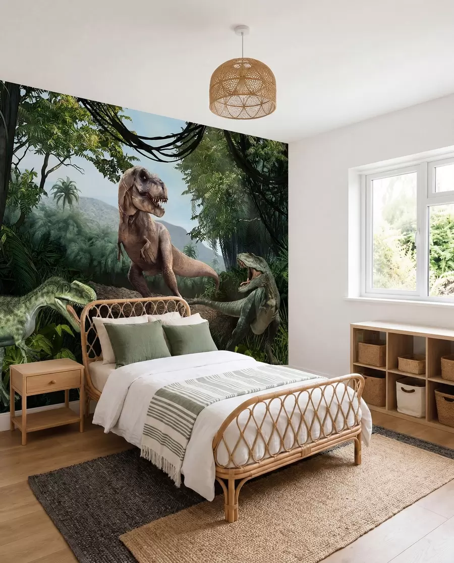wall murals Dinosaurusi u džungli u36756