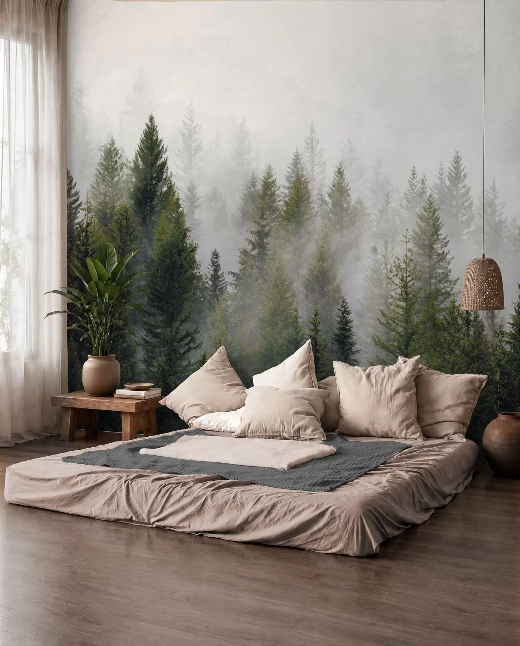 wall murals Zora među četinarima u37073
