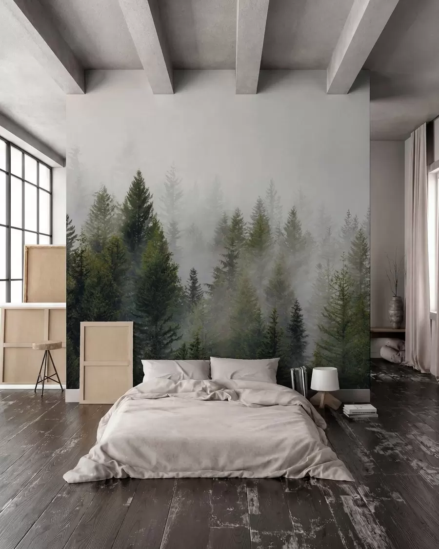 wall murals Zora među četinarima u37073