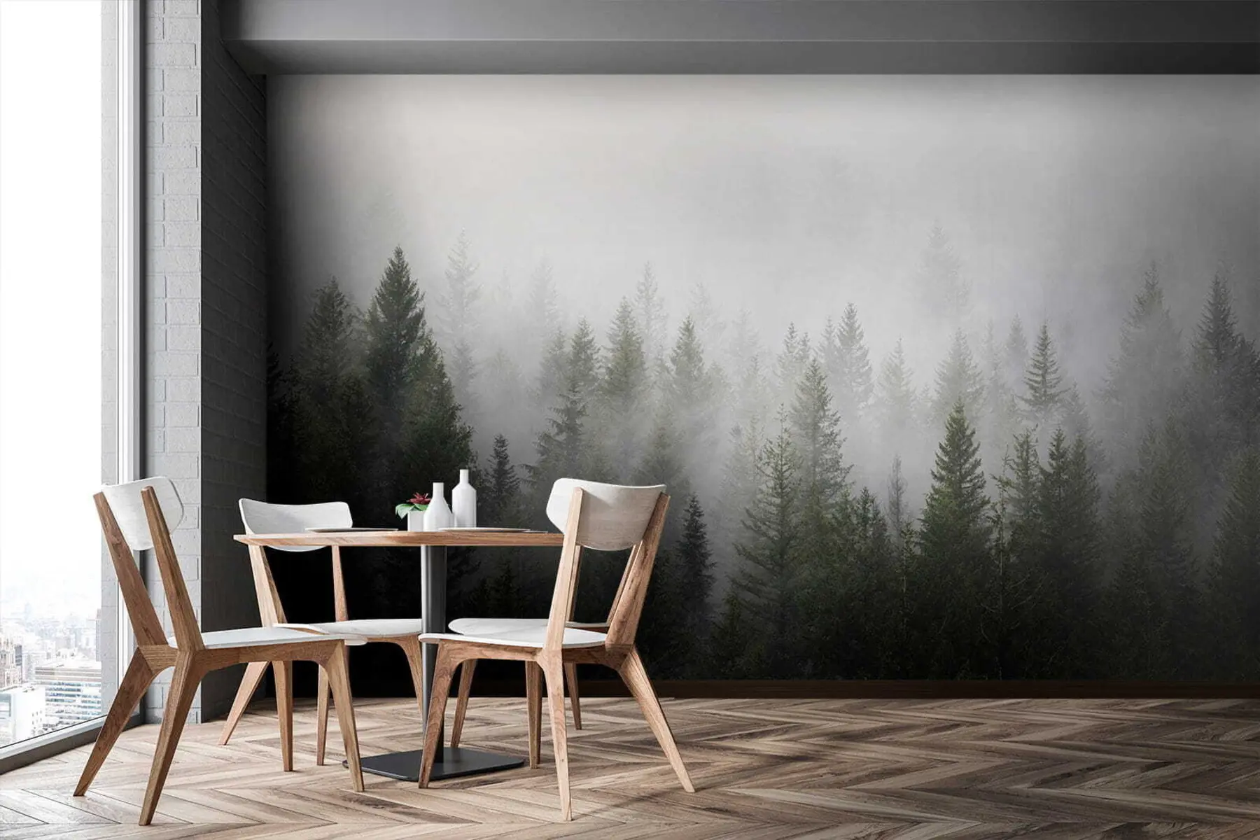 wall murals Шума у ​​магли u37073