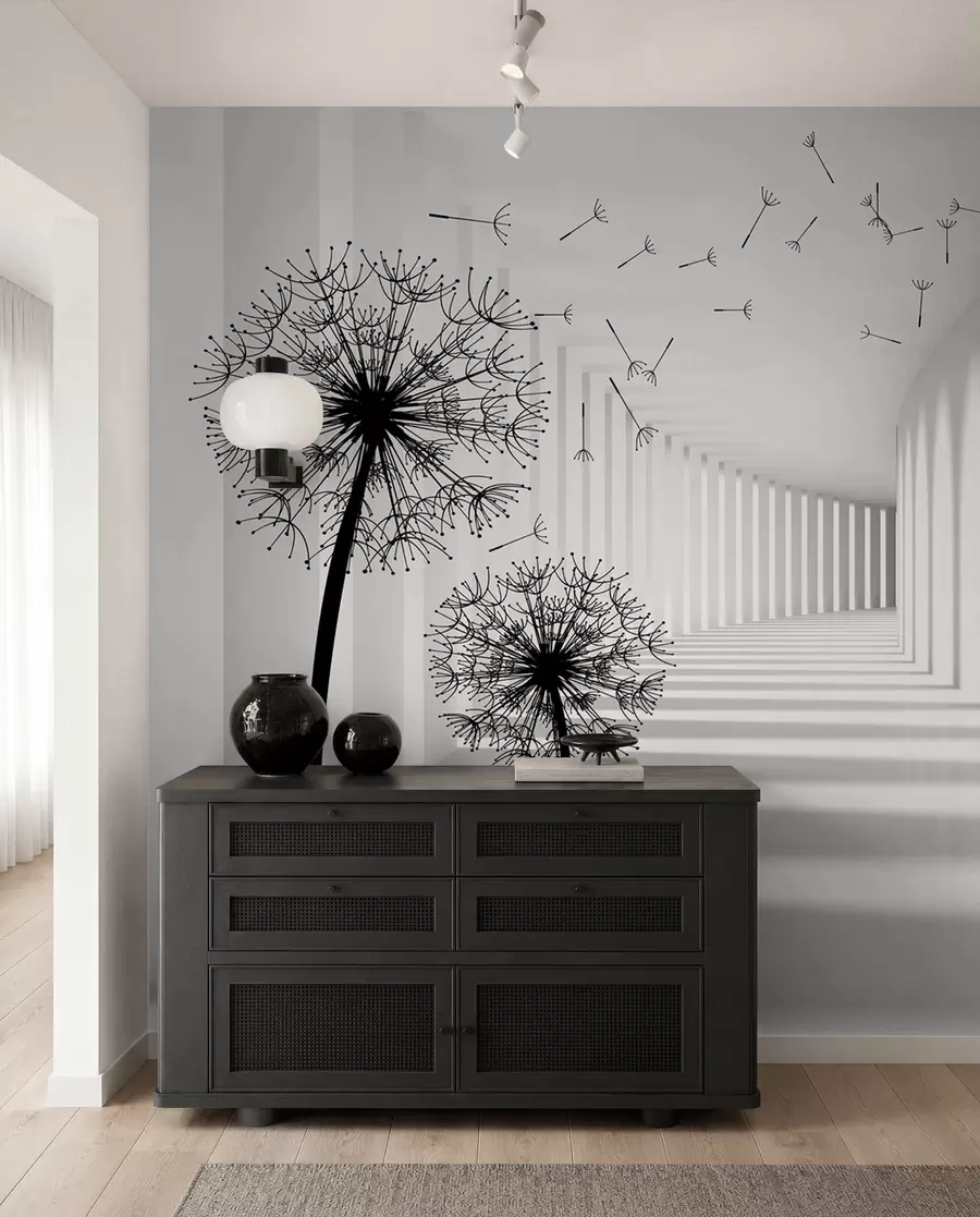 wall murals 3Д тунел и маслачак u37803
