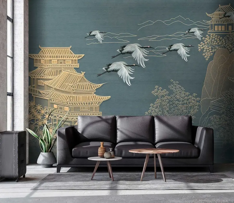 wall murals Цртеж јапанског стила u38720