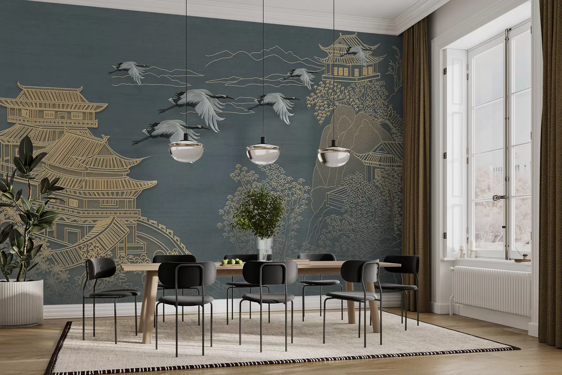 wall murals Цртеж јапанског стила u38720