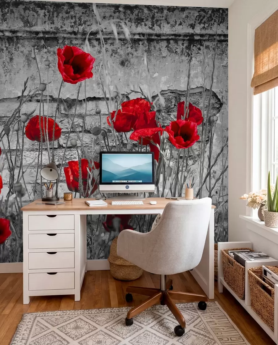 wall murals Цвет, разнобојност и биљка u40552
