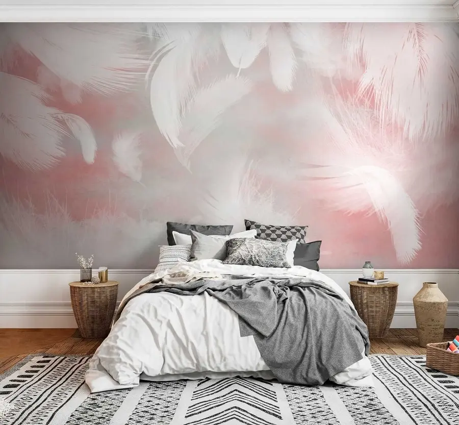 wall murals Ружичасти, облак и уметност u41755