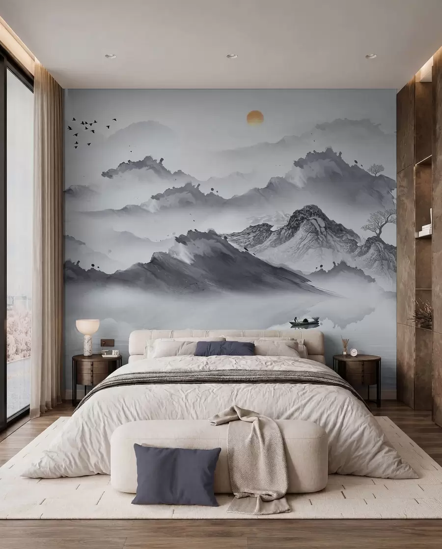 wall murals Jato iznad planina u44010