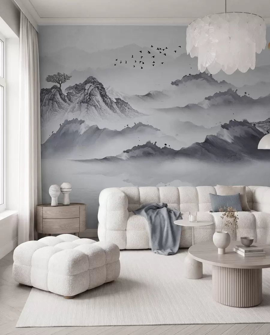 wall murals Jato iznad planina u44010